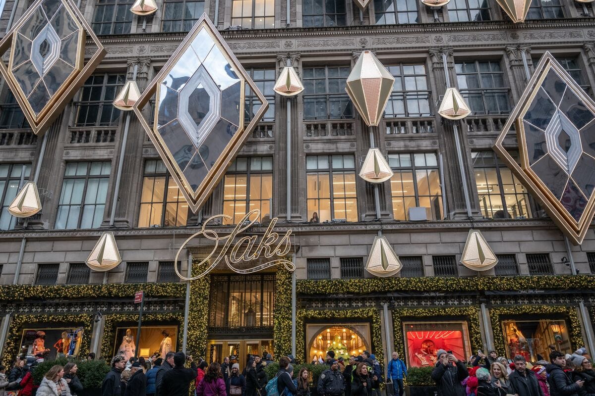 Saks Fifth Avenue flagship store as Saks Global faces potential bankruptcy