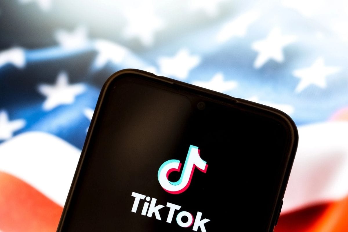 TikTok app displayed on a smartphone as the company finalizes a deal to secure its U.S. operations.