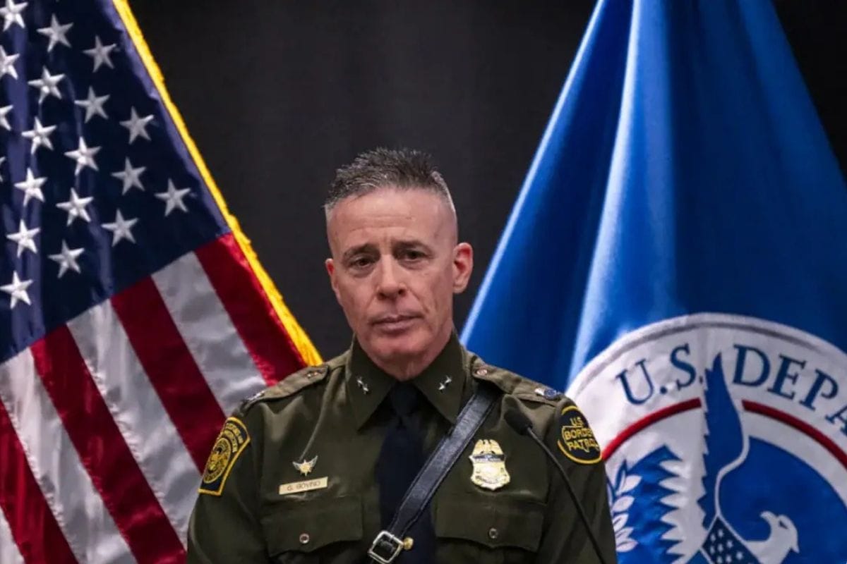 Border Patrol commander Greg Bovino overseeing immigration enforcement operations during protests in Minneapolis