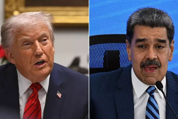 Donald Trump and Venezuela’s Nicolás Maduro amid U.S. strike claims.