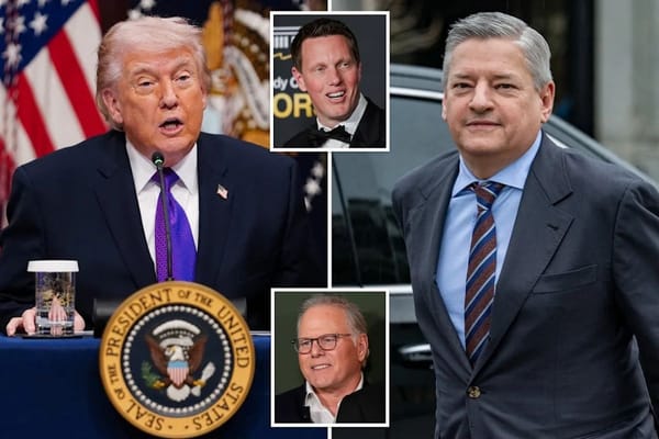 Netflix headquarters and logo amid controversy after Trump criticized board member Susan Rice